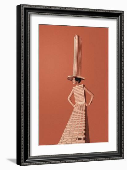 City girl-Maarten Leon-Framed Giclee Print