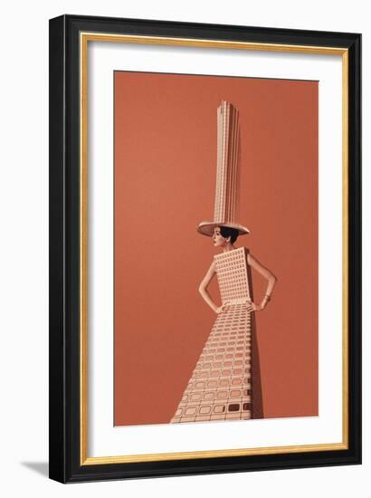 City girl-Maarten Leon-Framed Giclee Print