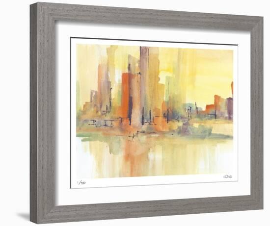 City Glow I-Chris Paschke-Framed Limited Edition