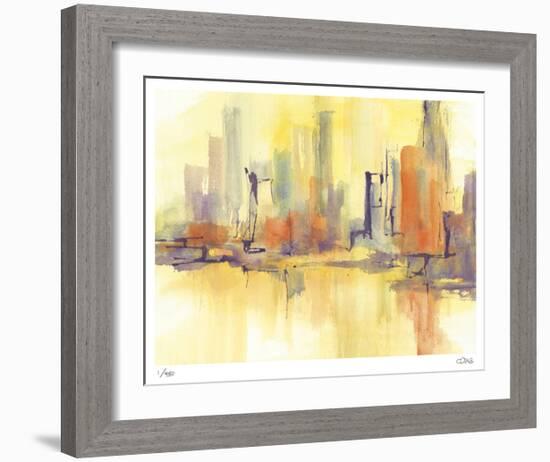 City Glow II-Chris Paschke-Framed Limited Edition