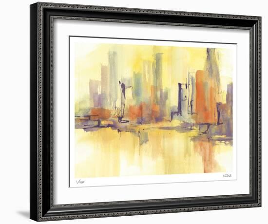 City Glow II-Chris Paschke-Framed Limited Edition