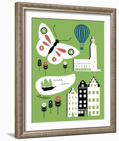 City Greetings I-Clara Wells-Framed Giclee Print