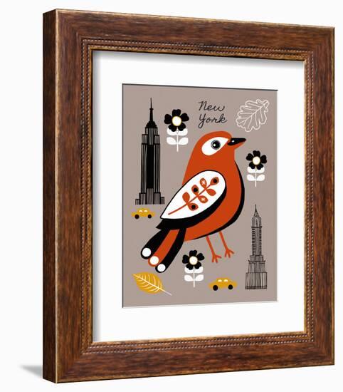 City Greetings III-Clara Wells-Framed Art Print