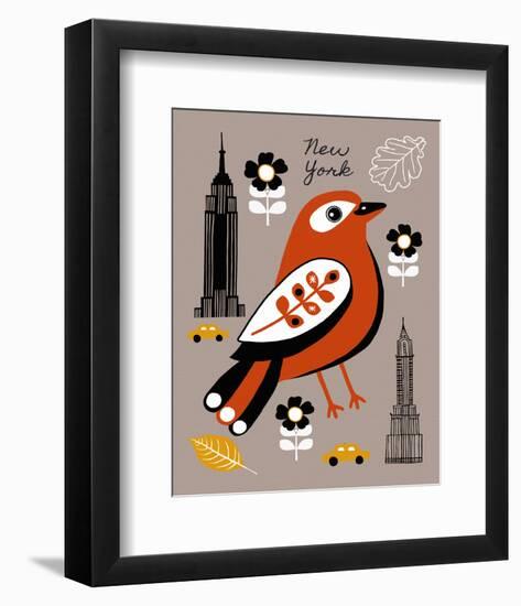 City Greetings III-Clara Wells-Framed Art Print