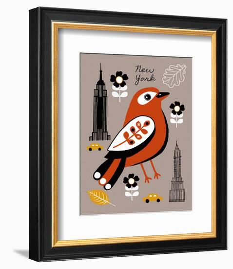 City Greetings III-Clara Wells-Framed Art Print