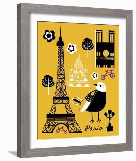 City Greetings IV-Clara Wells-Framed Giclee Print