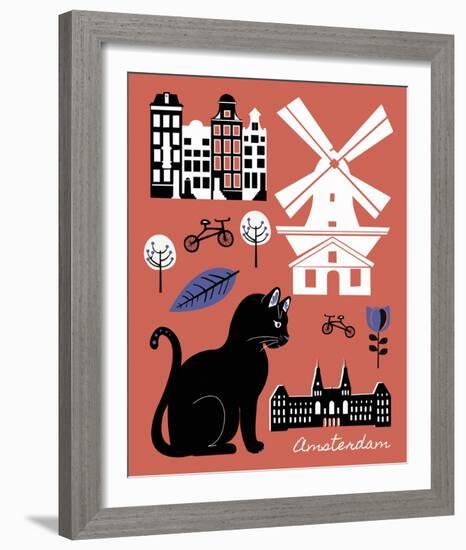 City Greetings V-Clara Wells-Framed Giclee Print