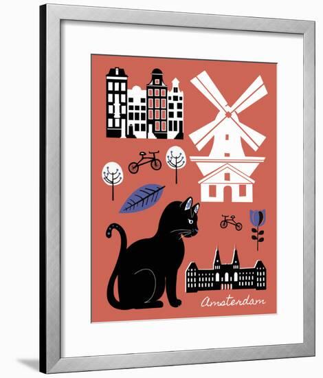 City Greetings V-Clara Wells-Framed Giclee Print