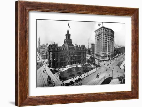 City Hall and Campus Martius, Detroit-null-Framed Photographic Print