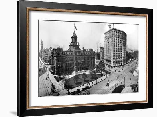 City Hall and Campus Martius, Detroit-null-Framed Photographic Print