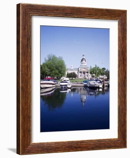 City Hall and Marina, Kingston Ontario, Canada-Mark Gibson-Framed Photographic Print