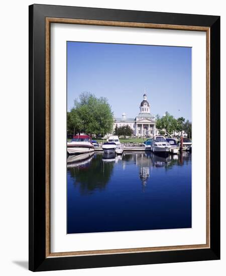 City Hall and Marina, Kingston Ontario, Canada-Mark Gibson-Framed Photographic Print