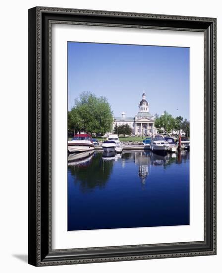 City Hall and Marina, Kingston Ontario, Canada-Mark Gibson-Framed Photographic Print