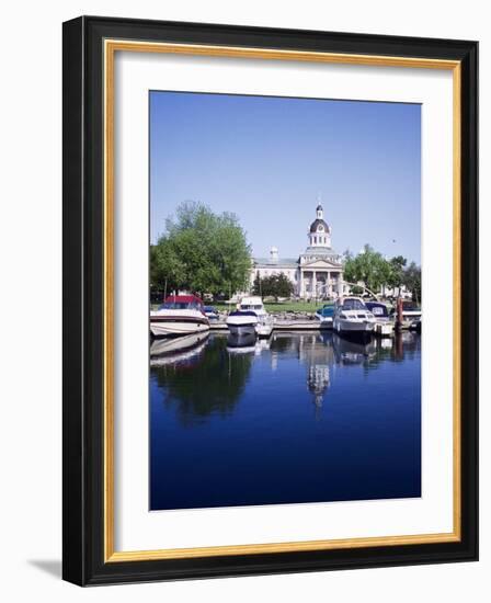 City Hall and Marina, Kingston Ontario, Canada-Mark Gibson-Framed Photographic Print