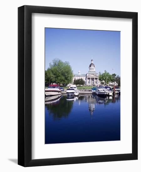 City Hall and Marina, Kingston Ontario, Canada-Mark Gibson-Framed Photographic Print