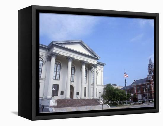 City Hall and Thalian Hall Performing Arts Center, Wilmington, North Carolina-Lynn Seldon-Framed Premier Image Canvas