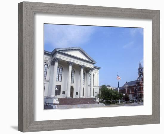 City Hall and Thalian Hall Performing Arts Center, Wilmington, North Carolina-Lynn Seldon-Framed Photographic Print