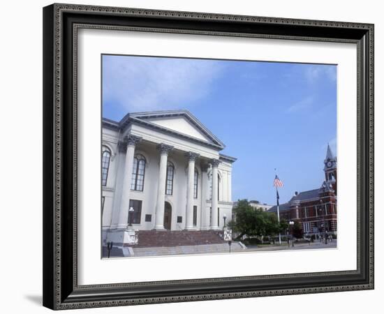 City Hall and Thalian Hall Performing Arts Center, Wilmington, North Carolina-Lynn Seldon-Framed Photographic Print