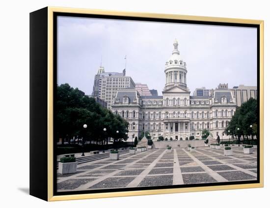 City Hall, Baltimore, MD-Mark Gibson-Framed Premier Image Canvas