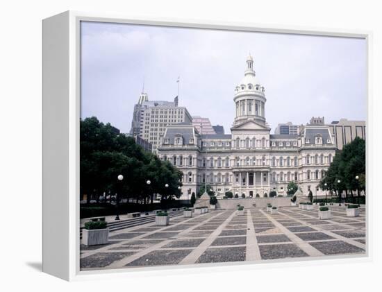 City Hall, Baltimore, MD-Mark Gibson-Framed Premier Image Canvas