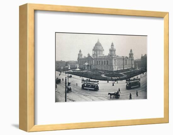 'City Hall, Belfast', 1917-Unknown-Framed Photographic Print