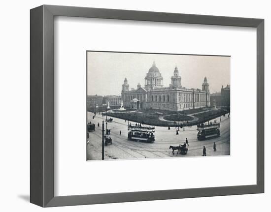 'City Hall, Belfast', 1917-Unknown-Framed Photographic Print