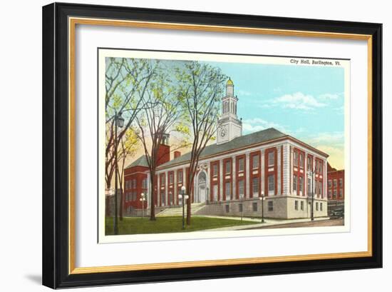 City Hall, Burlington, Vermont-null-Framed Art Print