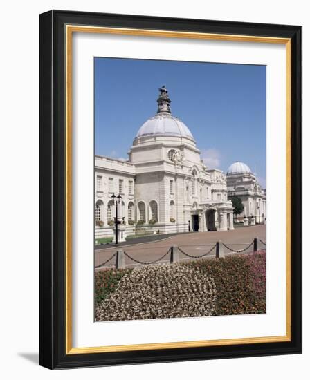 City Hall, Cardiff, Wales, United Kingdom-David Hunter-Framed Photographic Print