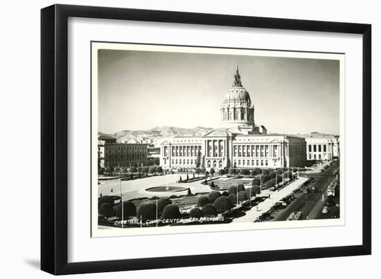 City Hall, Civic Center-null-Framed Art Print