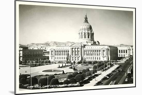 City Hall, Civic Center-null-Mounted Art Print