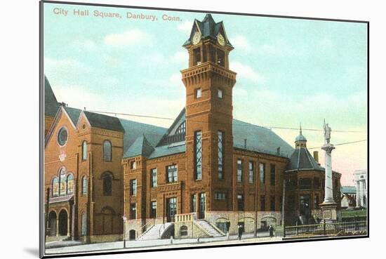 City Hall, Danbury, Connecticut-null-Mounted Art Print