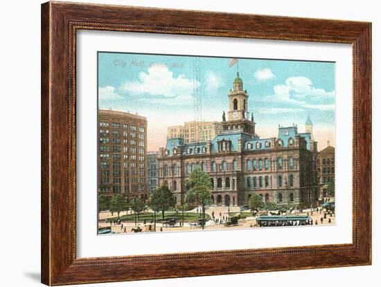City Hall, Detroit, Michigan-null-Framed Art Print