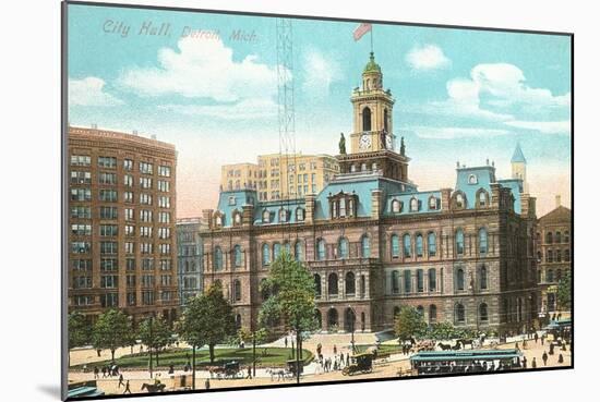 City Hall, Detroit, Michigan-null-Mounted Art Print