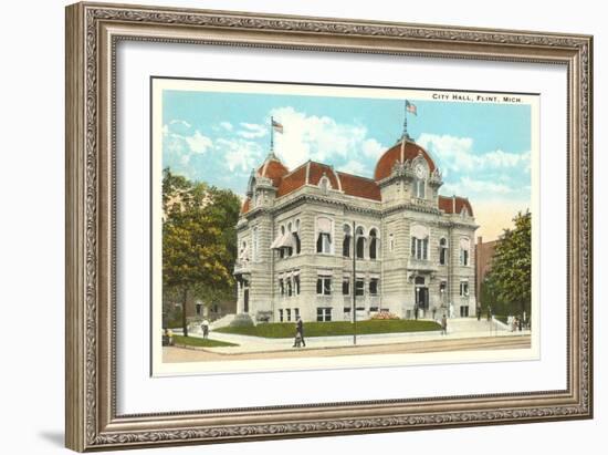 City Hall, Flint, Michigan-null-Framed Art Print