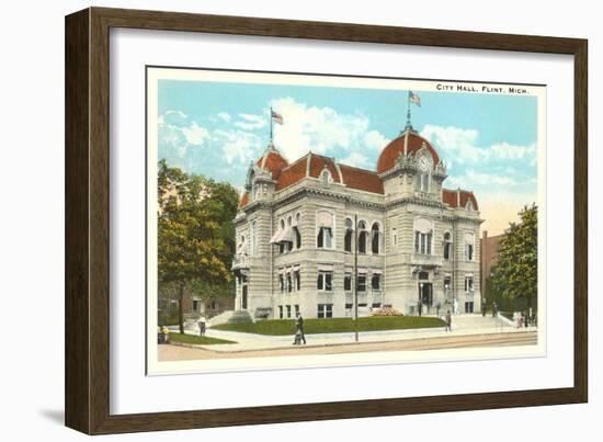 City Hall, Flint, Michigan-null-Framed Art Print