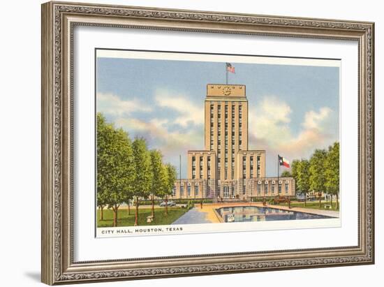 City Hall, Houston, Texas-null-Framed Art Print