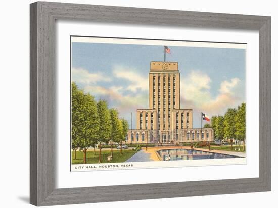 City Hall, Houston, Texas-null-Framed Art Print