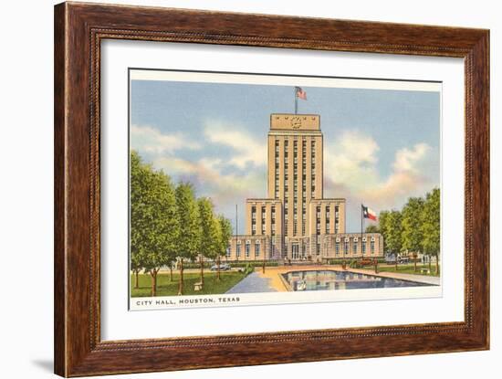 City Hall, Houston, Texas-null-Framed Art Print