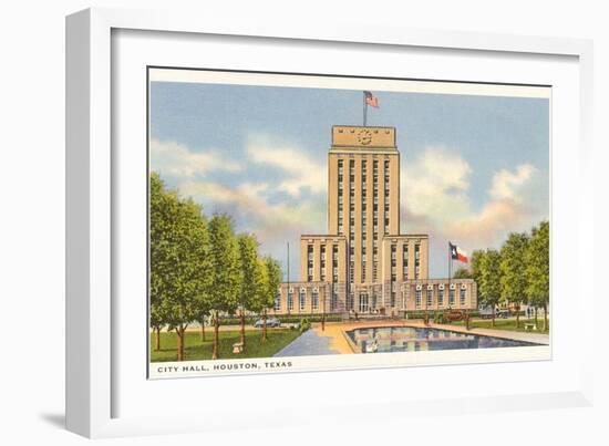 City Hall, Houston, Texas-null-Framed Art Print