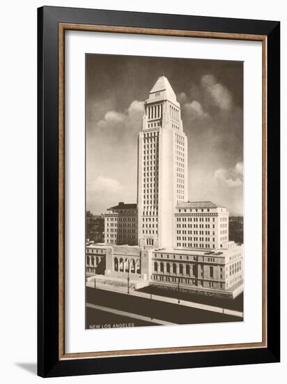 City Hall, Los Angeles, California-null-Framed Art Print