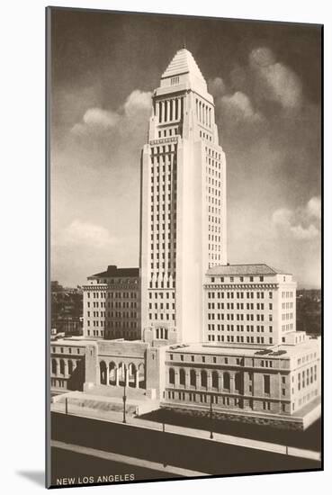 City Hall, Los Angeles, California-null-Mounted Art Print