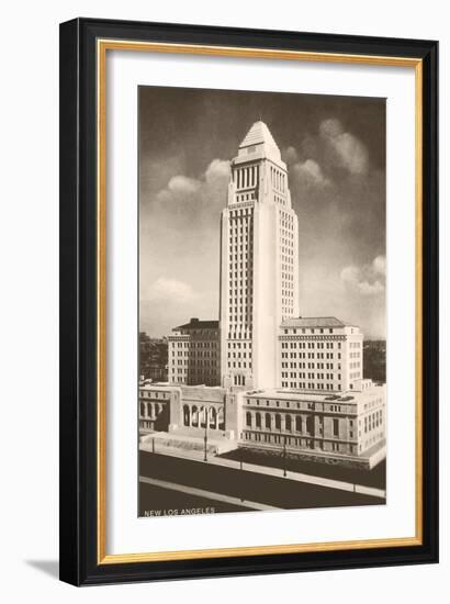 City Hall, Los Angeles, California-null-Framed Art Print