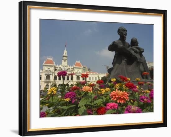 City Hall, Old Hotel De Ville, Ho Chi Minh City (Saigon), Vietnam, Southeast Asia-Christian Kober-Framed Photographic Print