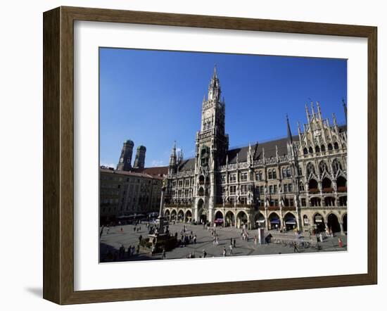 City Hall on Marienplatz, Munich, Bavaria, Germany, Europe-Yadid Levy-Framed Photographic Print