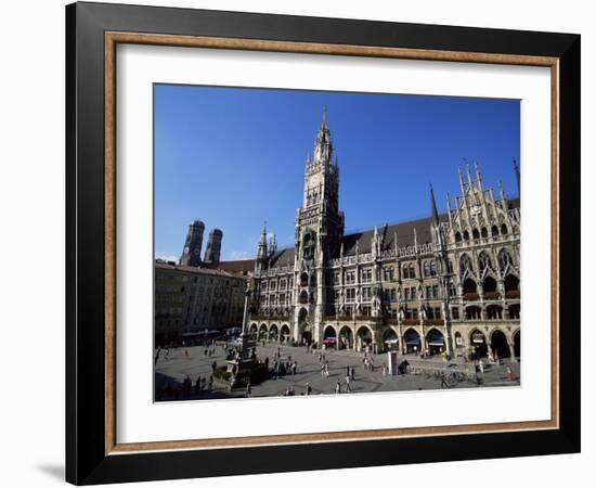 City Hall on Marienplatz, Munich, Bavaria, Germany, Europe-Yadid Levy-Framed Photographic Print