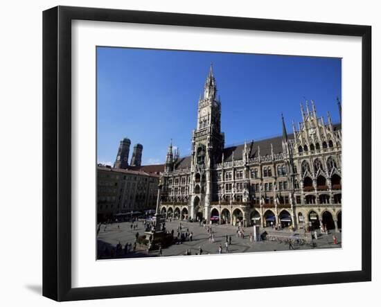 City Hall on Marienplatz, Munich, Bavaria, Germany, Europe-Yadid Levy-Framed Photographic Print