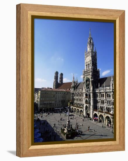 City Hall on Marienplatz, Munich, Bavaria, Germany, Europe-Yadid Levy-Framed Premier Image Canvas