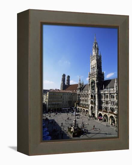 City Hall on Marienplatz, Munich, Bavaria, Germany, Europe-Yadid Levy-Framed Premier Image Canvas