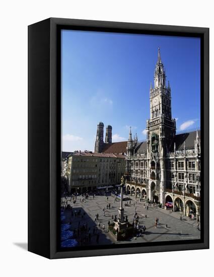 City Hall on Marienplatz, Munich, Bavaria, Germany, Europe-Yadid Levy-Framed Premier Image Canvas