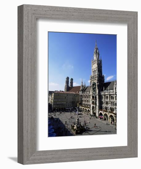 City Hall on Marienplatz, Munich, Bavaria, Germany, Europe-Yadid Levy-Framed Photographic Print